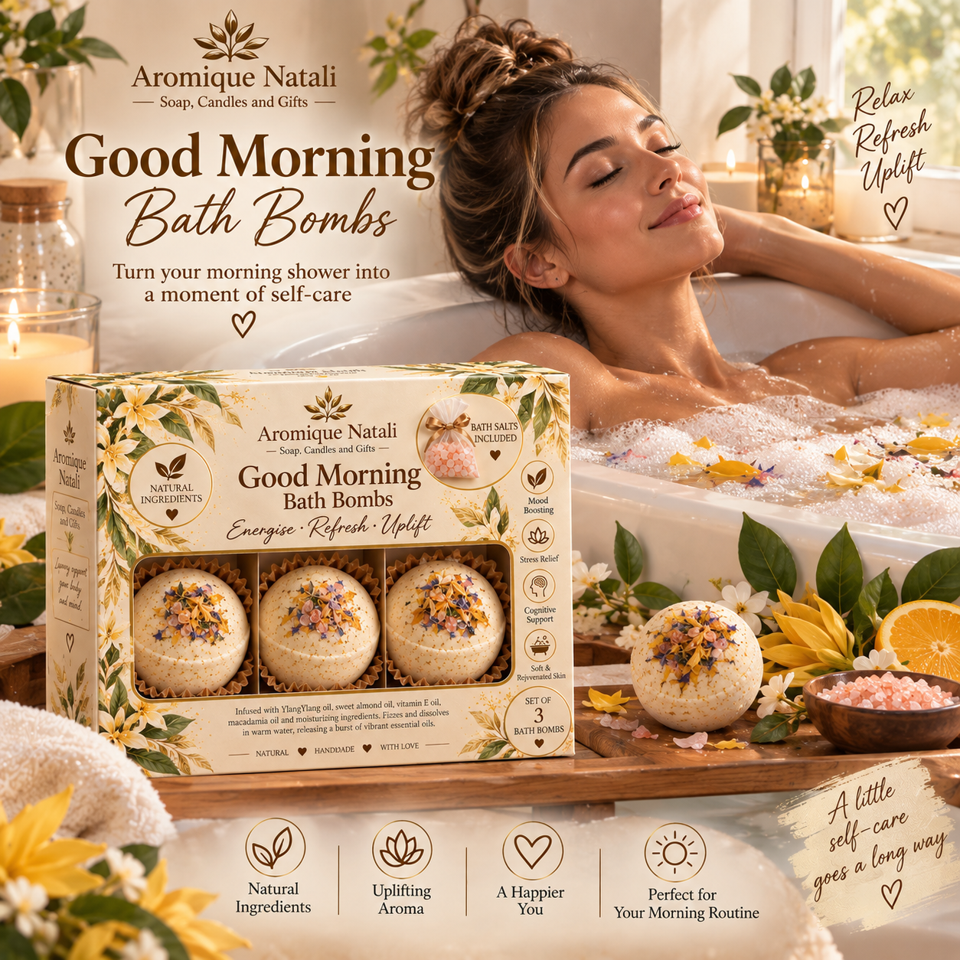 Good Morning Bath bomb · Ylang ylang