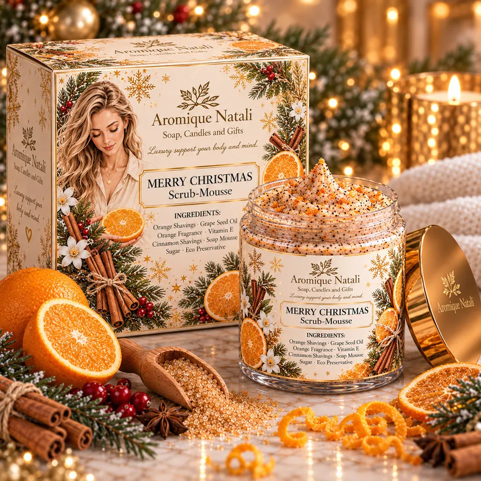 Merry Christmas Scrub - Mousse